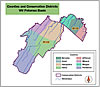 counties and conservation districts of WV Potomac Basis